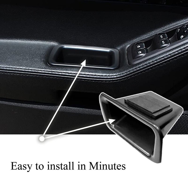 Vesul Front Row Door Organizer Compatible with Ford Explorer 2011 2012 2013 2014 2015 Armrest Storage Tray Phone Container Handle Pocket ABS Tray Insert Glove Pallet - Image 3