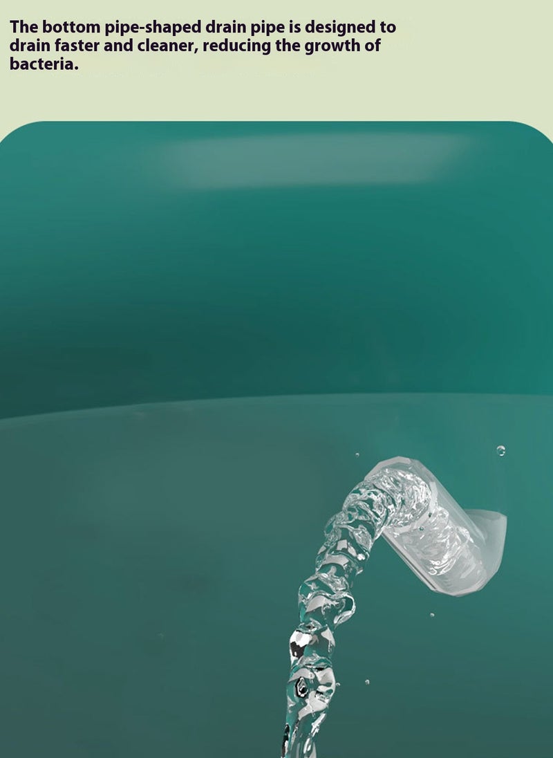 شاربدو حوض استحمام للكبار، حوض استحمام منزلي، مجموعة حمام لكابينة الاستحمام 140*84*51 سم - Image 5