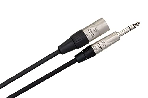Hosa هوسا HXS-003 موصل متوازن احترافي، REAN XLR3F إلى 1/4 بوصة TRS، 3 أقدام - Image 4