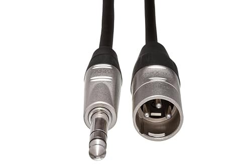 Hosa هوسا HXS-003 موصل متوازن احترافي، REAN XLR3F إلى 1/4 بوصة TRS، 3 أقدام - Image 3