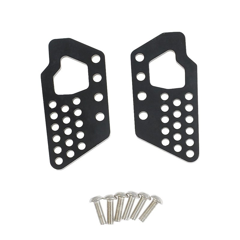 Que-T Aluminum Front and Rear Dual Damper Shock Mount for 1/10 Axial Wraith RC Truck (Black) - Image 2