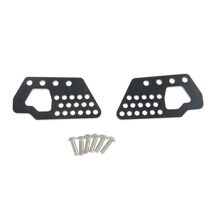 Que-T Aluminum Front and Rear Dual Damper Shock Mount for 1/10 Axial Wraith RC Truck (Black) - Image 3