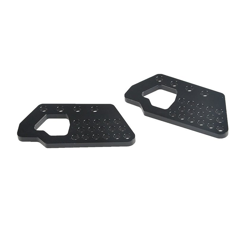 Que-T Aluminum Front and Rear Dual Damper Shock Mount for 1/10 Axial Wraith RC Truck (Black) - Image 5