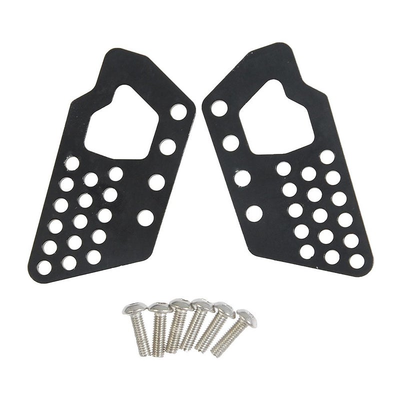 Que-T Aluminum Front and Rear Dual Damper Shock Mount for 1/10 Axial Wraith RC Truck (Black) - Image 4