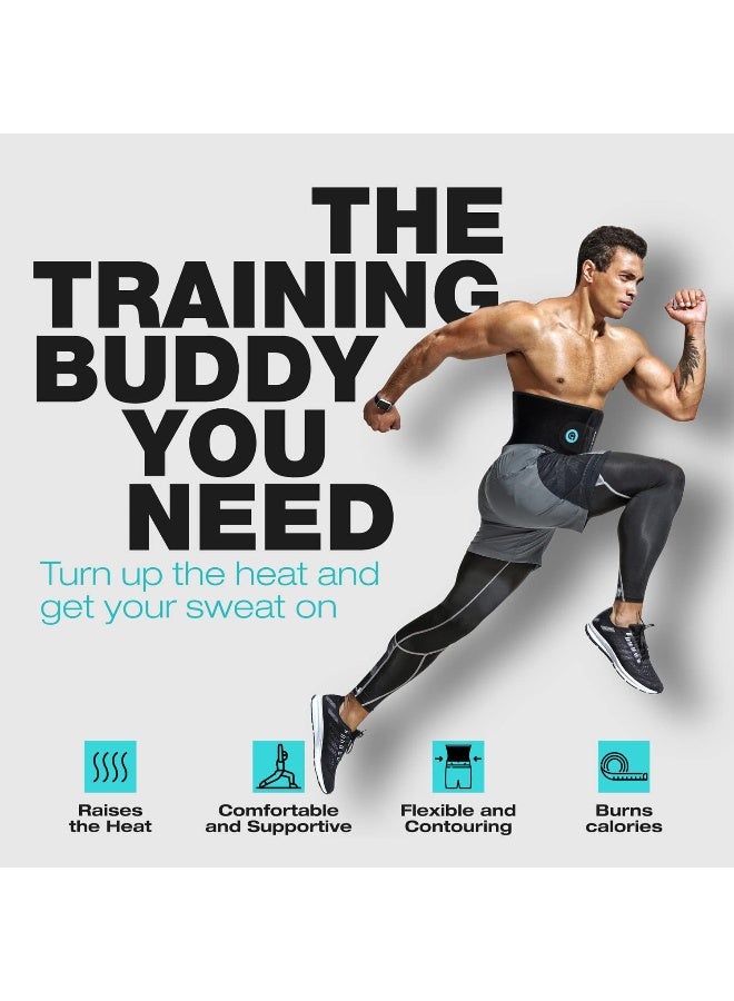 ActiveGear Premium Waist Trimmer & Trainer Belt for Men and Women - Sweat-Enhancing Slimming Wrap for Stomach, Adjustable Fit - Image 3