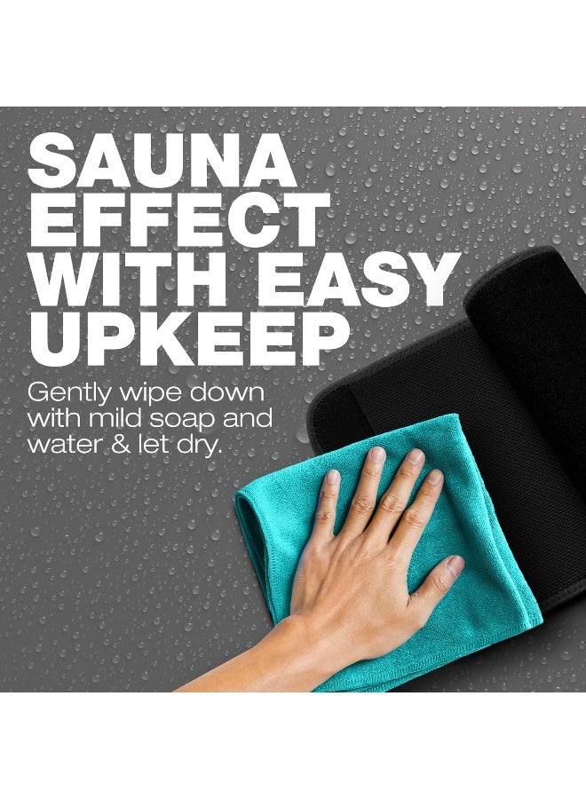 ActiveGear Premium Waist Trimmer & Trainer Belt for Men and Women - Sweat-Enhancing Slimming Wrap for Stomach, Adjustable Fit - Image 2