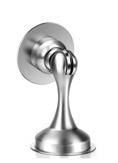 Y&D Magnetic Door Stop Stainless Steel 201 Catch Holder No Drill Doorstop with 3m Self Adhesive Tape Screws for Stronger Wall Floor Mount Hold Open  - Image 1