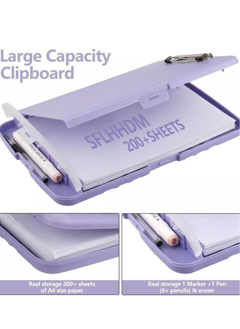 Clipboard File Cover Folder  Purple