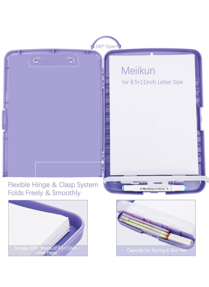 Clipboard File Cover Folder  Purple