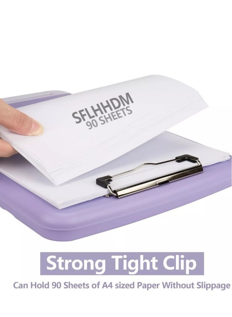 Clipboard File Cover Folder  Purple