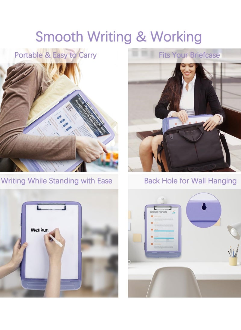 Clipboard File Cover Folder  Purple
