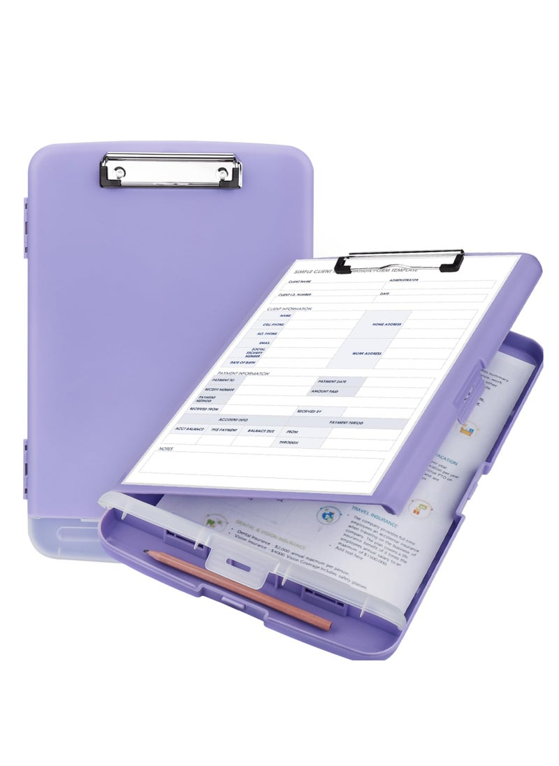 Clipboard File Cover Folder  Purple