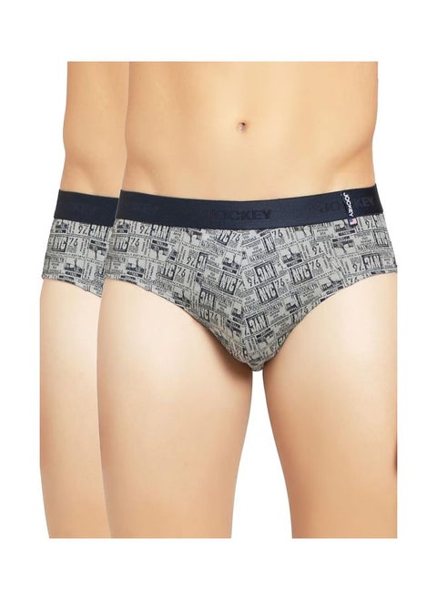 Jockey Men Printed Brief US52 02 Assorted Prints L