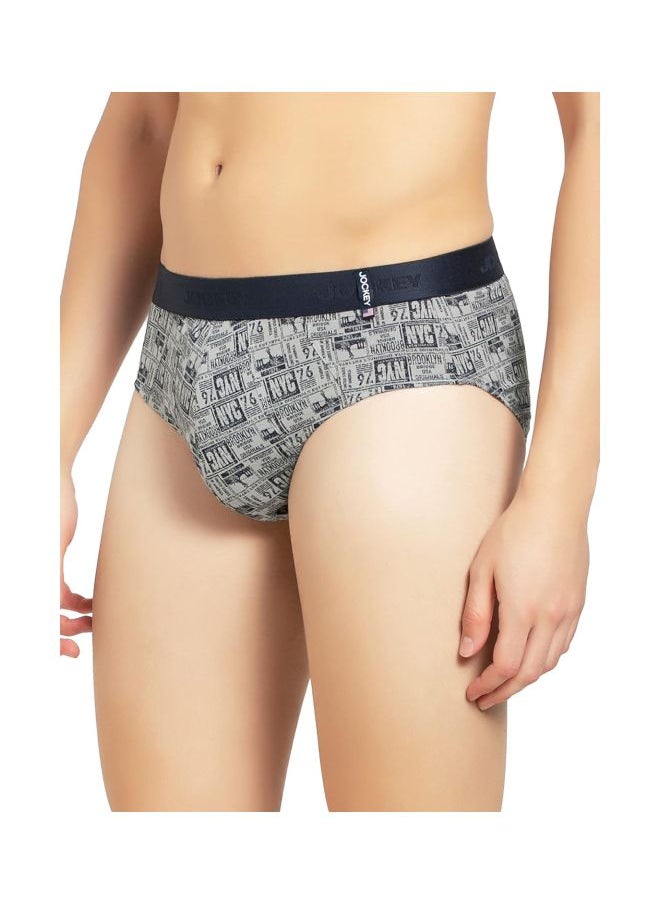 JOCKEY - Jockey Men Printed Brief US52 02 Assorted Prints L - Image 1