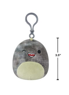 Squishmallows 3.5 بوصة كليب-أون زيندر التيرانوصور الرمادي الوامض ، لعبة محشوة معتمدة رسميًا من كيليتوي ، لعبة ناعمة ملونة ، هدية للأطفال ، للفتيات والأولاد ، لعبة قابلة للغسل ومطهية متعددة الألوان لجميع الأعمار  - Image 3