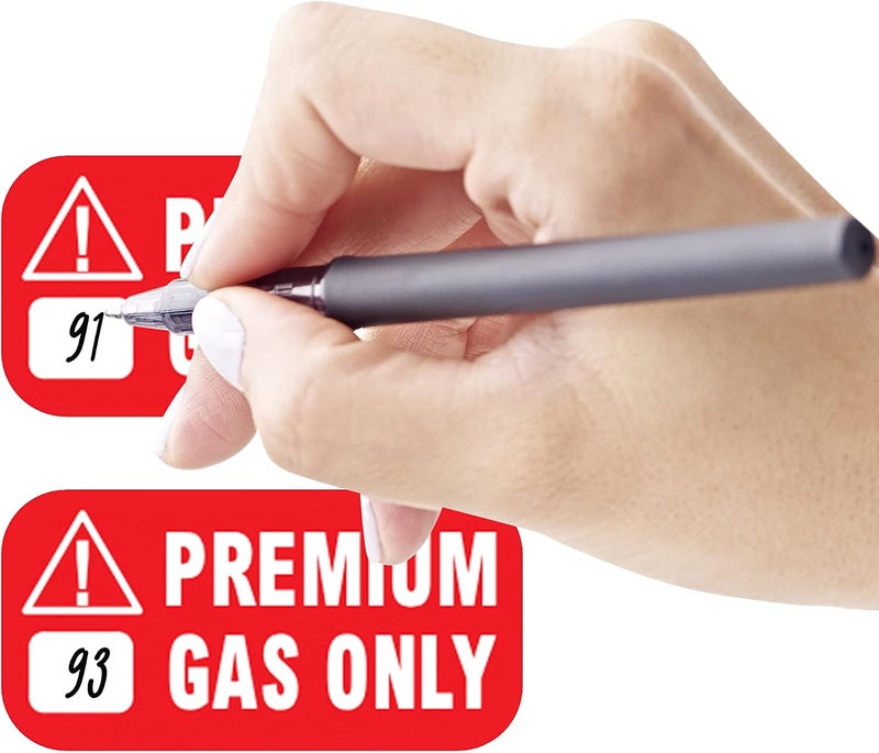 Fuel Stickers Fuel Decals Stickers - 4 Pack - 2" x 1" - Extreme Quality - Ultra Durable - Weather Resistant - Commerical Grade - Image 3