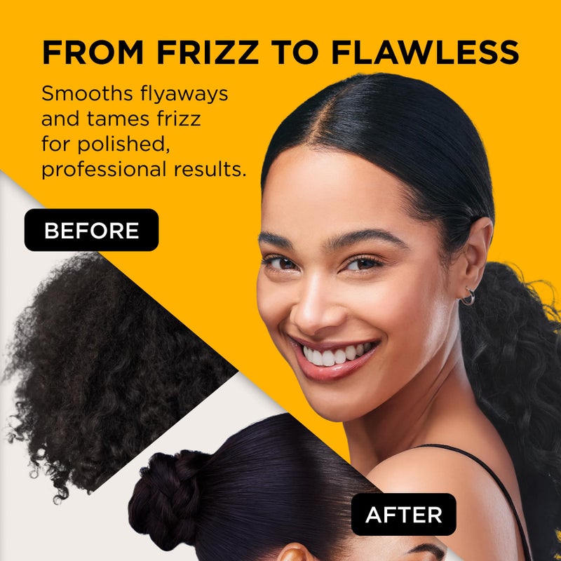 Style Factor EDGE BOOSTERÂ® Strong Hold Styling Gel | Alcohol-Free Hair Gel with Camellia Sinensis Seed Oil for Curly, Wavy & Sleek Styles | Frizz Control, Long-Lasting and Flexible Hold (16.9oz) - Image 4