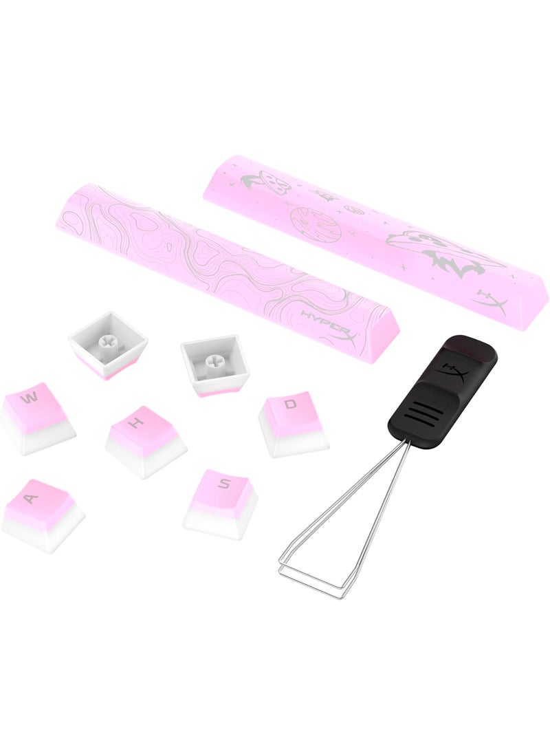 HYPERX HyperX Pudding Keycaps 2  Full Key Set  PBT  112 Keys  Pink  - Image 2