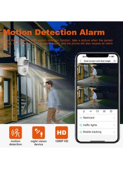 Generic Wireless WiFi camera indoor and outdoor high-definition 1080P night vision device mobile phone remote binocular monitoring camera  - Image 4