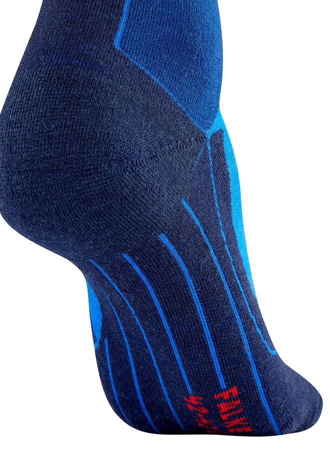 FALKE Men's ST4 Wool Ski Socks, Merino, Knee High, Ultra Light Cushion, Breathable Quick Dry, Winter Athletic Sock, Blue (Olympic 6940), 9-10, 1 Pair - Image 5