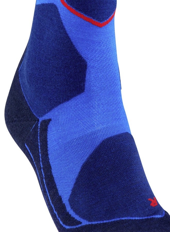 FALKE Men's ST4 Wool Ski Socks, Merino, Knee High, Ultra Light Cushion, Breathable Quick Dry, Winter Athletic Sock, Blue (Olympic 6940), 9-10, 1 Pair - Image 4