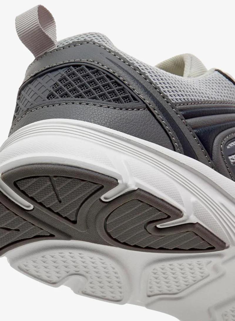 Kappa GREY Men Panelled Lace-Up Sports Shoes for Men | Best Price UAE