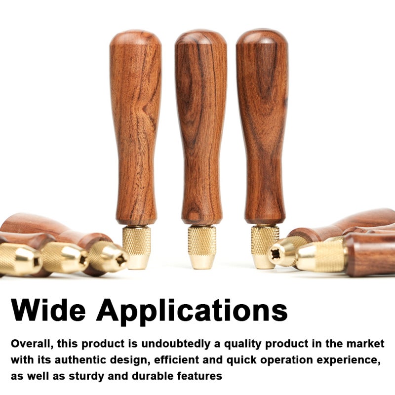 10PCS Titanium-Plated Diamond File Set - Ergonomic Rosewood Handle Pure Copper Collet High Hardness Files for Precision Crafting & DIY Projects - Image 2