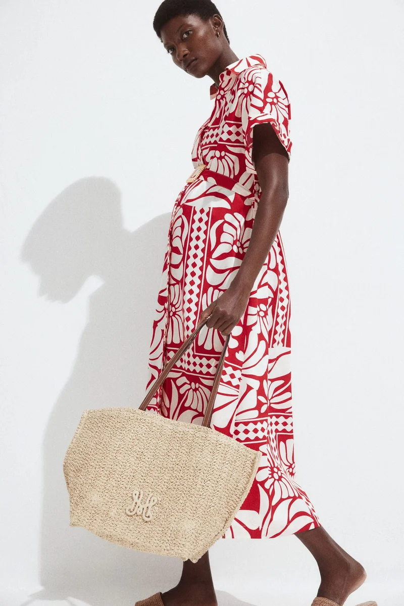 H&M MAMA Belted dress