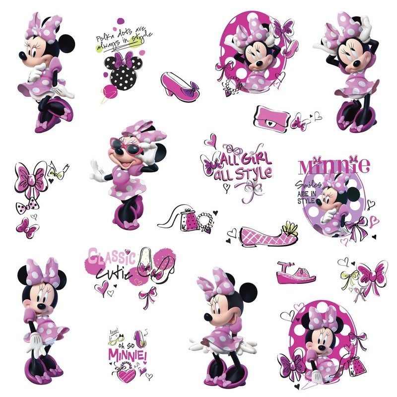Roommates Minnie Fashionista Wall Decals (Multicolor) - Image 3