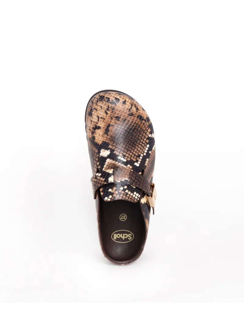 Scholl CLOG BROWN GRACE