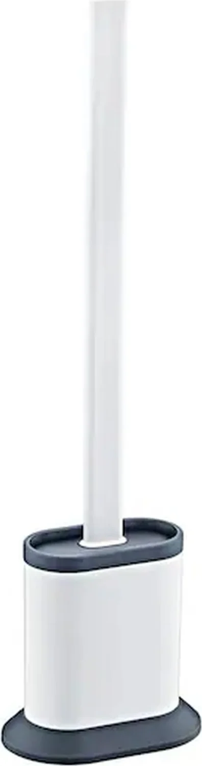 Hane216 Silicone Tip Toilet Brush Set - Toilet and Toilet Bowl Cleaning Brush