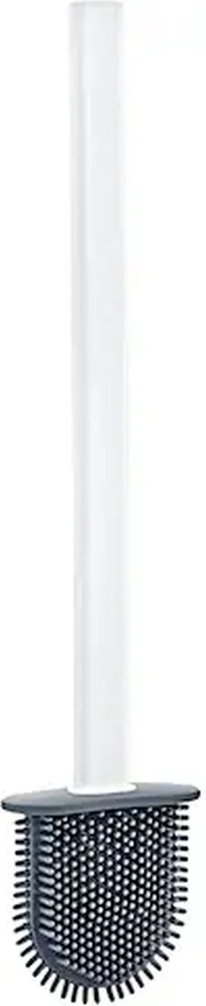 Hane216 Silicone Tip Toilet Brush Set - Toilet and Toilet Bowl Cleaning Brush