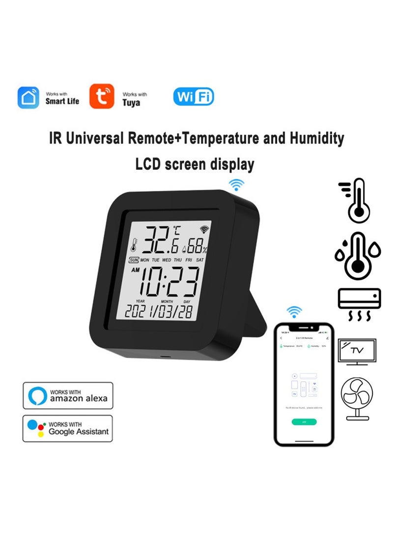 WiFi Temperature Humidity Monitor Wireless Temperature Humidity Sensor with APP Alert Digital Thermometer Hygrometer for Home Pet Garage - Image 2