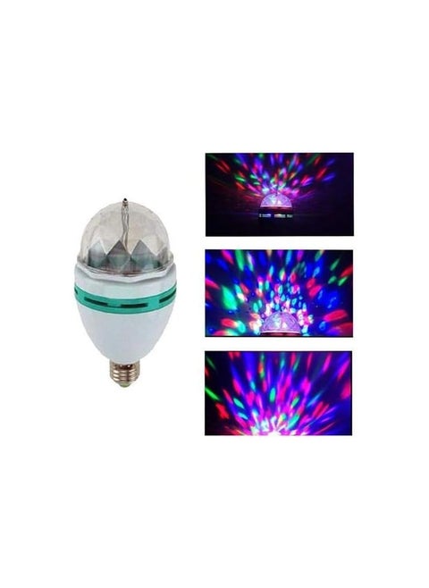 Rotating RGB Disco Ball Light, Rotating Magic Ball Light, for Disco Birthday Party Club Bar Karokee Halloween Christmas # Rmadan - MultiColor