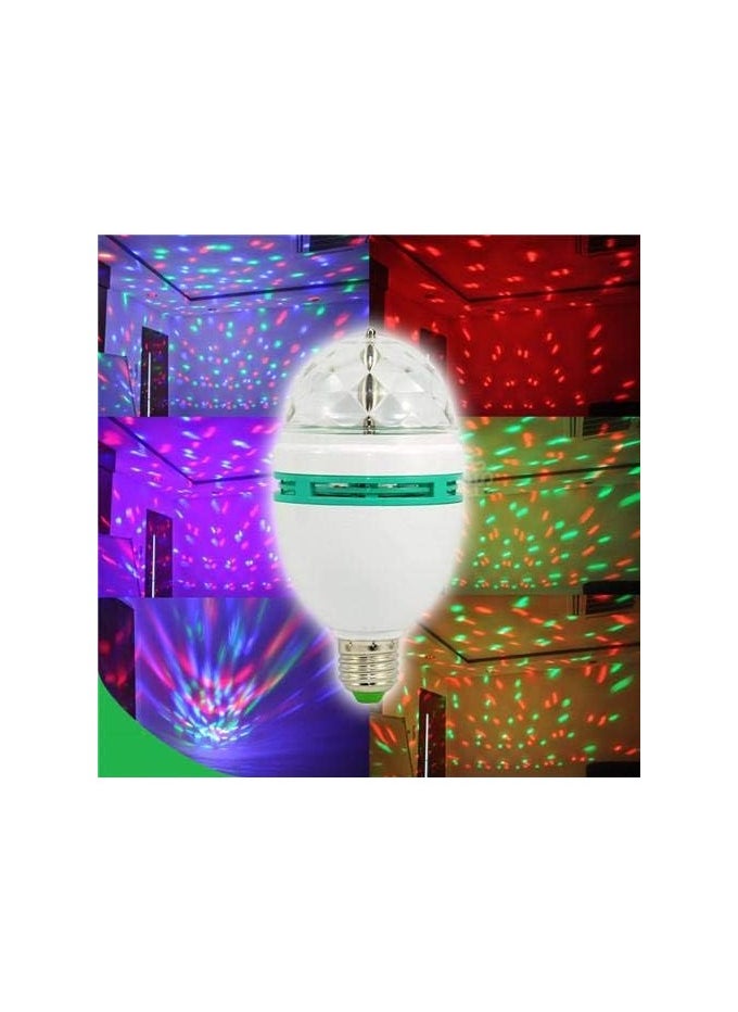 Generic - Rotating RGB Disco Ball Light, Rotating Magic Ball Light, for Disco Birthday Party Club Bar Karokee Halloween Christmas # Rmadan - MultiColor - Image 1