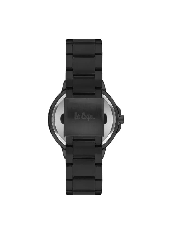Lee Cooper Lee Cooper LC07945.650 Men Analog Display Watch & Metal Strap Black