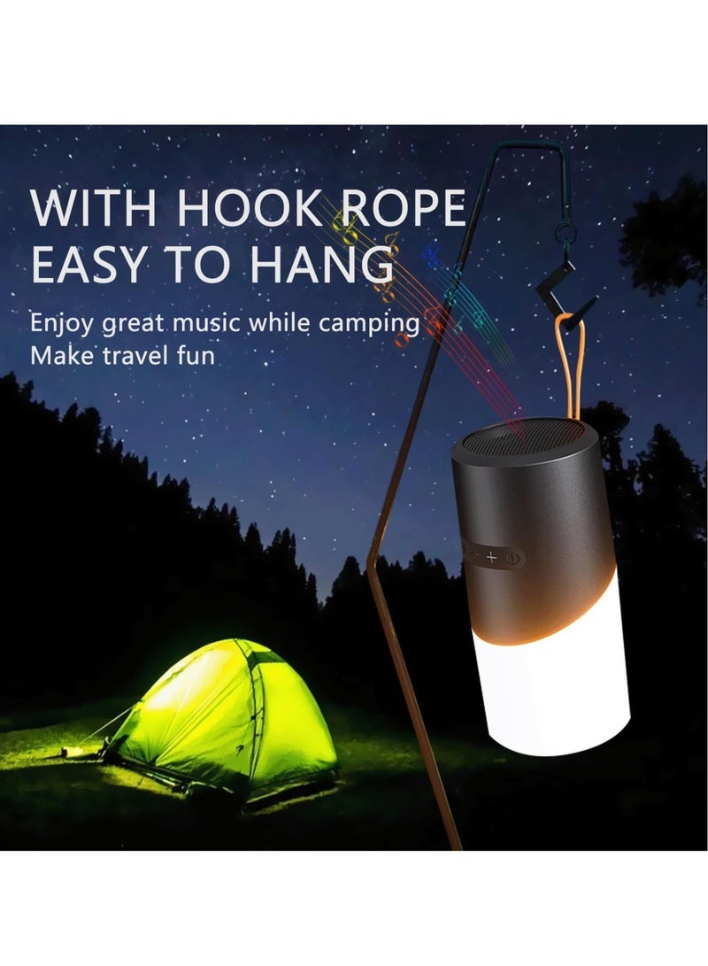 Bluetooth Speaker, 7 Preset Light Modes, Bluetooth 5.3, IPX5 Waterproof, 20m Long Range, Perfect for Camping, Hiking, Mountaineering, Outdoor Activities and Cycling - Image 2