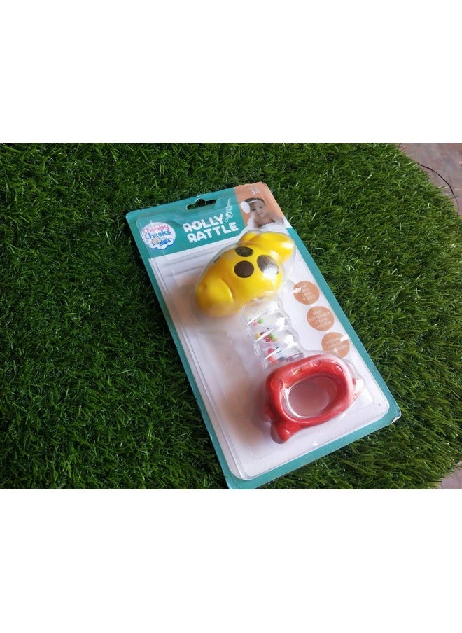 Salvus App SOLUTIONS Salvus APP SOLUTIONS Colorful Plastic Rolly Rattle Toy: Engaging and Safe Baby Toy for Hours of Fun (Multicolor_5x9 Inch)  - Image 5