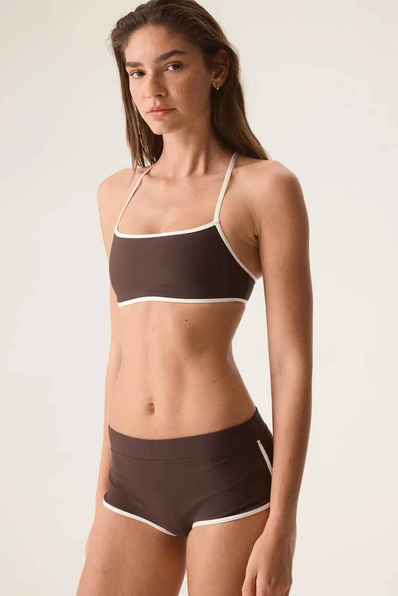 Padded sports bikini top
