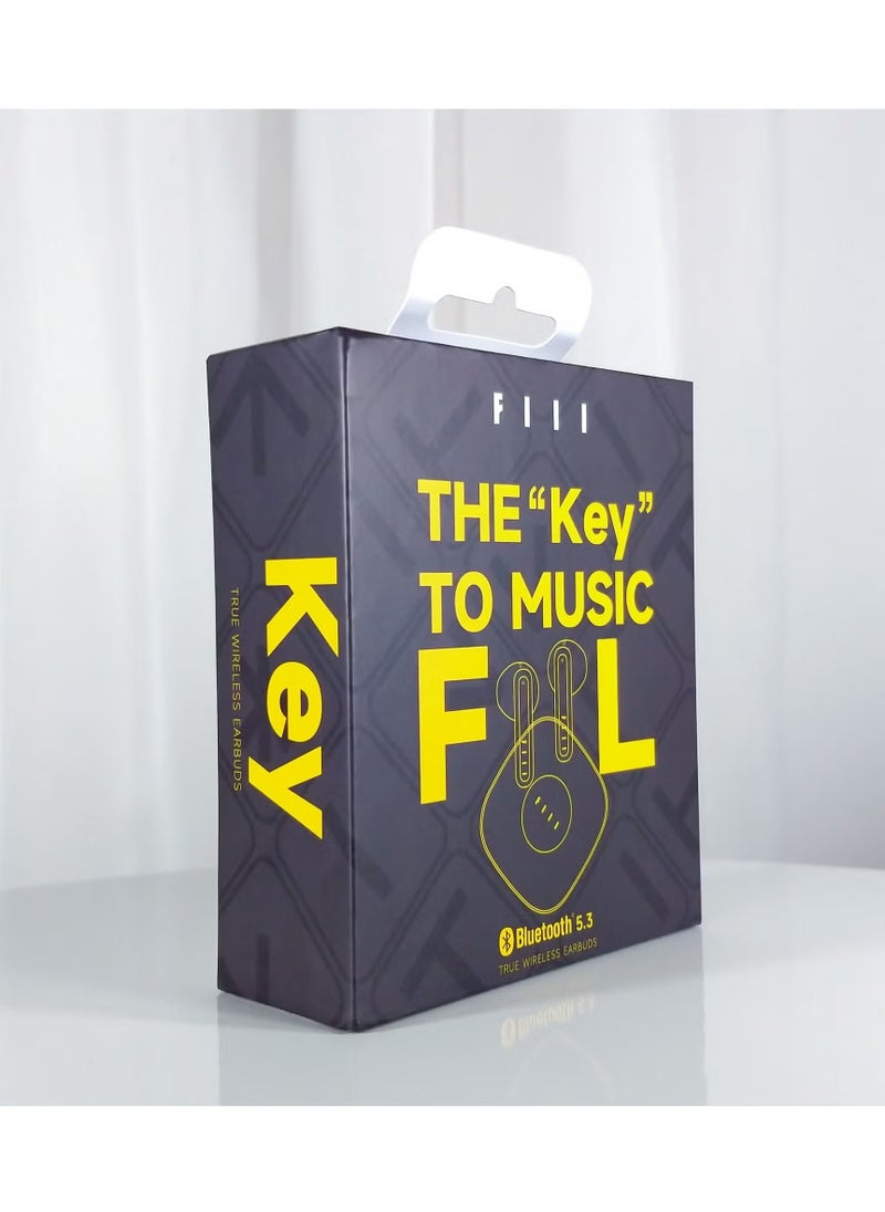 JAJEEK - FIIL CC KEY TWS Wireless Bluetooth 5.2 Dual Earphones – Noise Canceling, High-Quality Sound, Touch Control, Comfortable Fit, Compact Design - Image 1