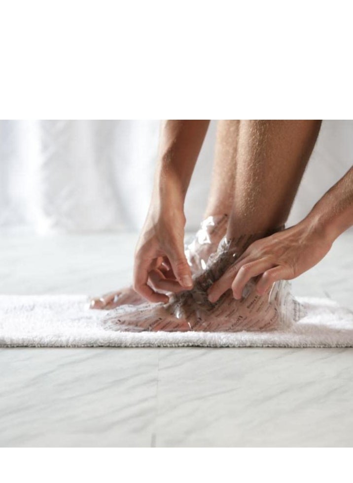 Baby Foot Baby Foot - Original Foot Peel Exfoliator For Men - Foot Peel Mask - Repair Rough Dry Cracked Feet and remove Dead Skin, Repair Heels and enjoy Baby Soft Smooth Feet 2.7 Fl. Oz. Mint Scented Pair  - Image 3