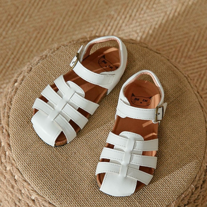Boys And Girls Toddler Shoes Leather Children'S Sandals Children'S Toe Sandals Summer Boys Roman Shoes Beach Shoes - Image 5