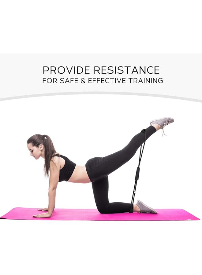 ULTIMAX Figure 8 Resistance Band Resistance Bands for Women 8 Shaped Resistance Band for Arms Chest Expander Yoga Gym Fitness Pulling Rope 8 Word Elastic Assorted Color - Image 3