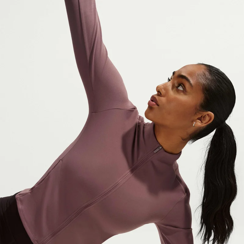 Nike Purple Women's Zenvy Dri-FIT Full-Zip Training Top for Women | Best Price UAE