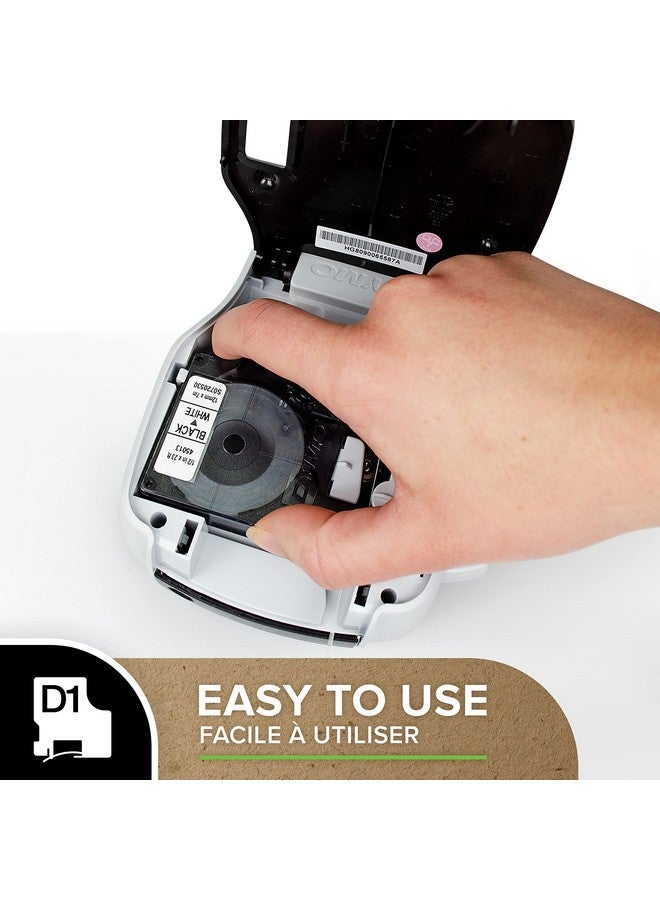 DYMO Authentic D1 Labels, 9mm x 7m Roll, Black Print on White Tape, Self-Adhesive Labels for LabelManager and MobileLabeler Label Printers - Image 4