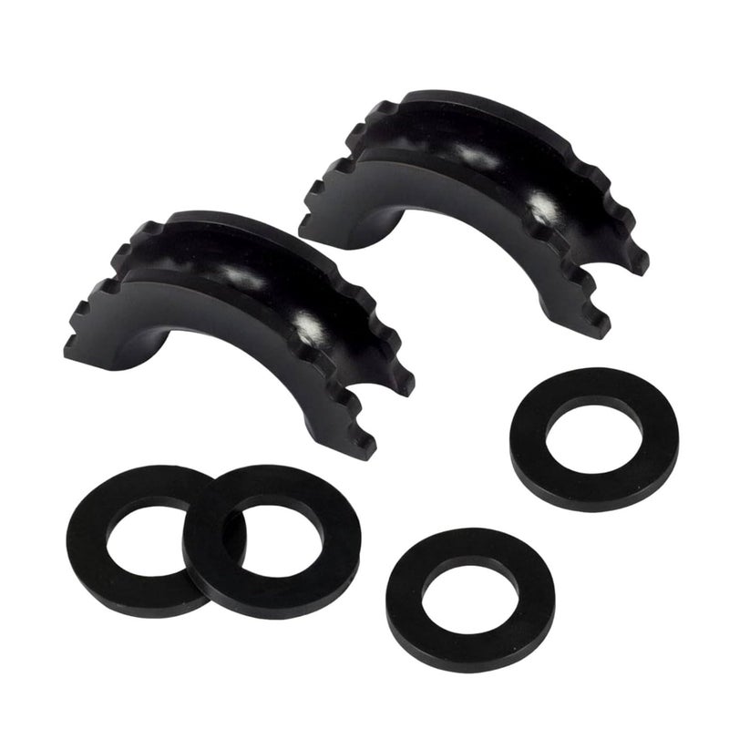 D Loop Isolator Protector Set Shock Absorption Resistant Cover for Roaders Truck Owners Black - Image 1