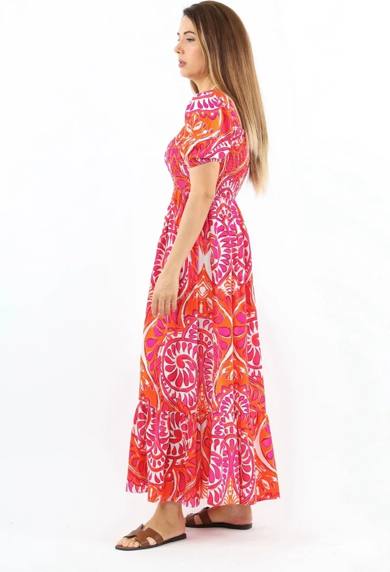 ريتنيس Printed Off-Shoulder Dress