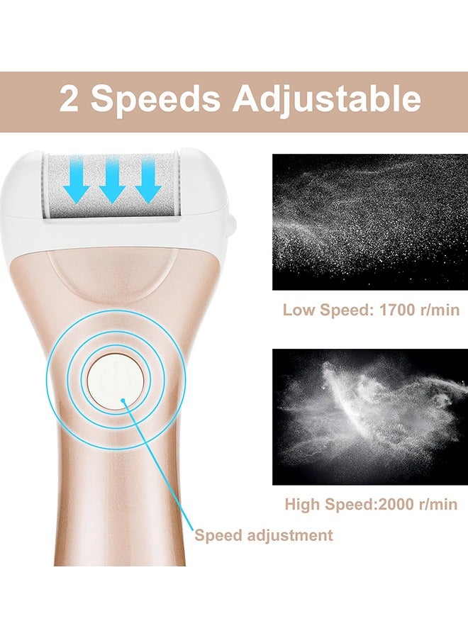 Generic Callus Remover with Moisturizing Socks for Feet, Electric Foot File Callus Removers Rechargeable Waterproof Pedicure Tools Foot Scrubber Shaver Feet Care Tool for Cracked Heels Dead Skin - Image 5