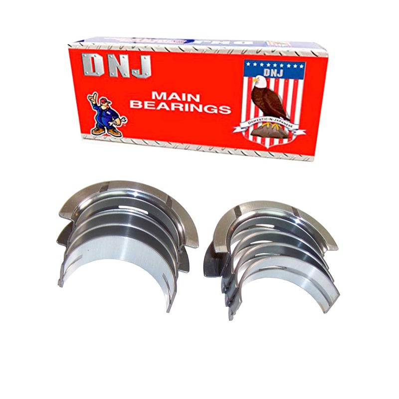DNJ MB422 Main Bearings Set Standard for 1990-2011 Ford, Land Rover, Mazda, Mercury Aerostar, B4000, Bronco II 2.9L-4.0L V6 12V SOHC 245cid - Image 1