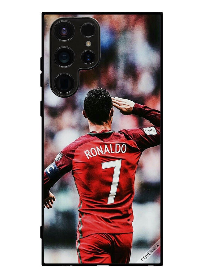 Covernex Protective Case Cover For Samsung Galaxy S23 Ultra Ronaldo Salute To Crowd - Image 1